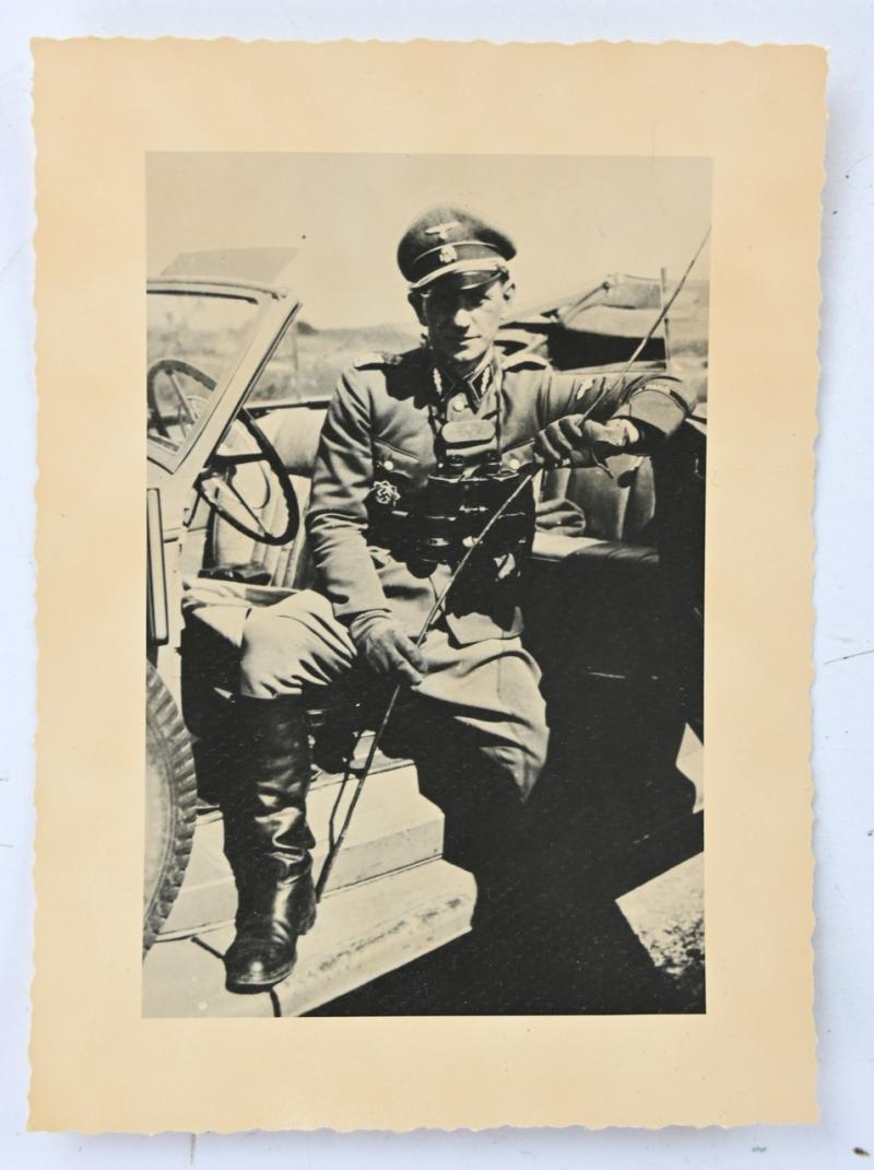 Signature of Waffen-SS KC&OLC Recipient 'Karl Kreutz'