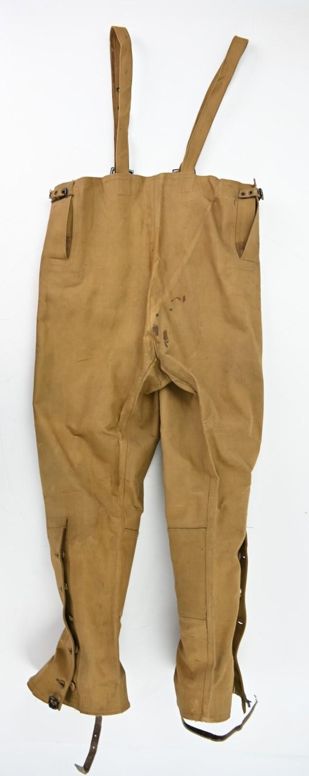 British WW2 Dispatch Riders Rubberized Over Trousers 1941