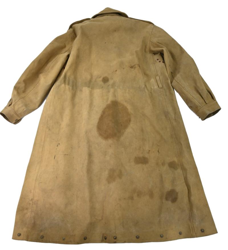British WW2 Dispatch Rider Rubber Coat
