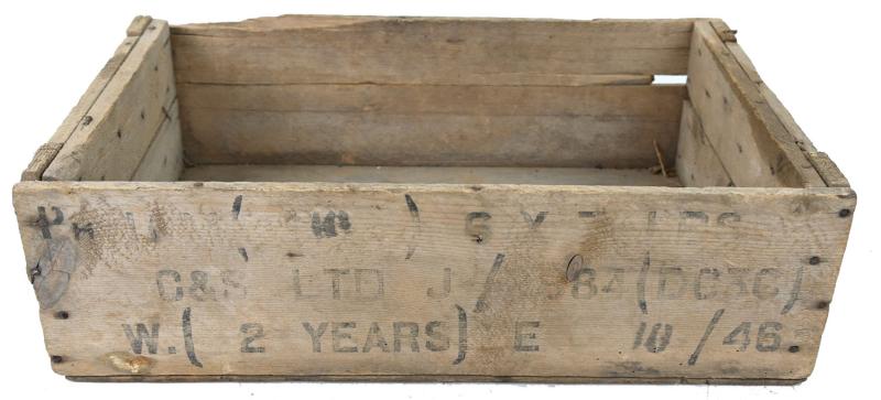 British WW2 Food Supply Box