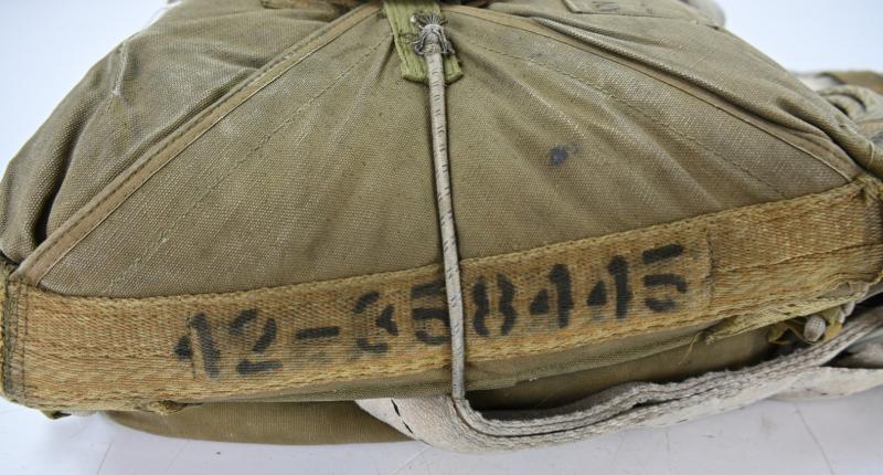 USAAF WW2 Named AN6510-1 Seat Parachute Harness Assembly