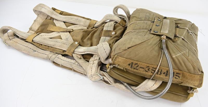 USAAF WW2 Named AN6510-1 Seat Parachute Harness Assembly