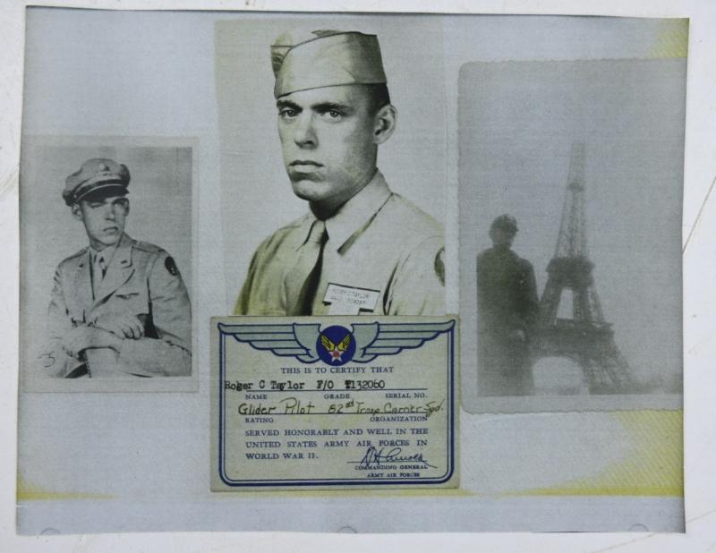 USAAF WW2 Pilot Information File Book Glider Pilot 'Roger C. Taylor'