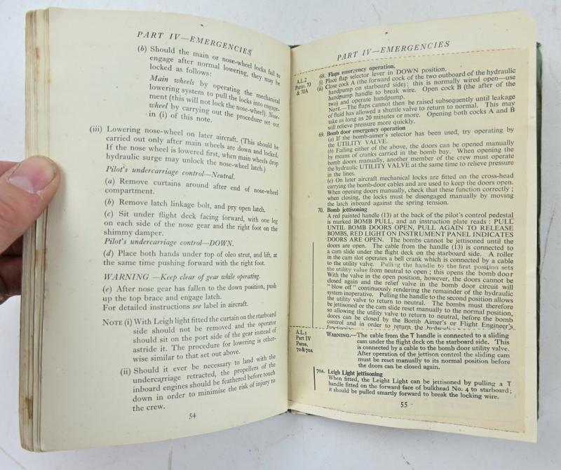 USAAF WW2 Pilot's Notes Liberator 1944