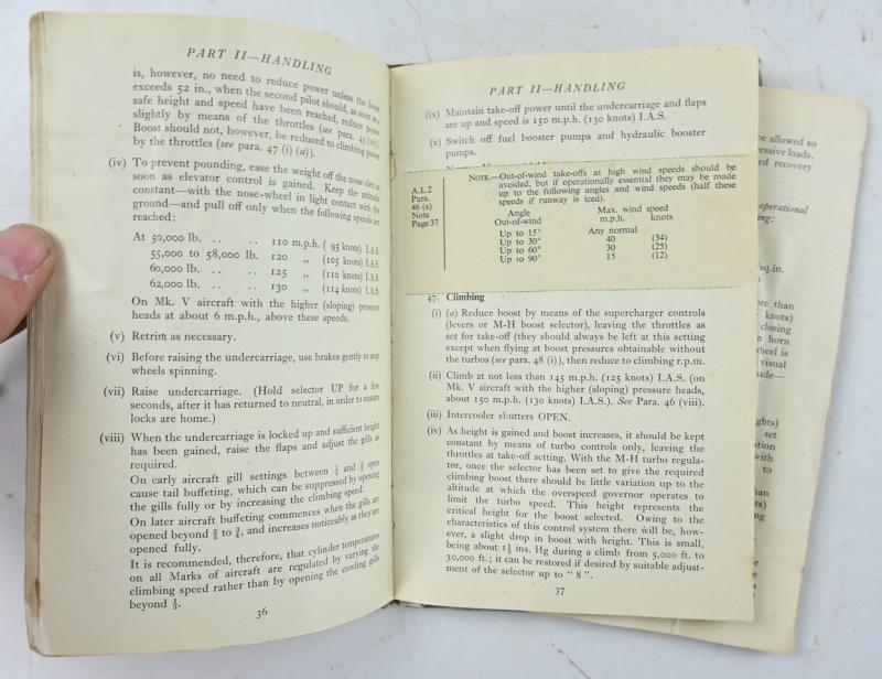 USAAF WW2 Pilot's Notes Liberator 1944