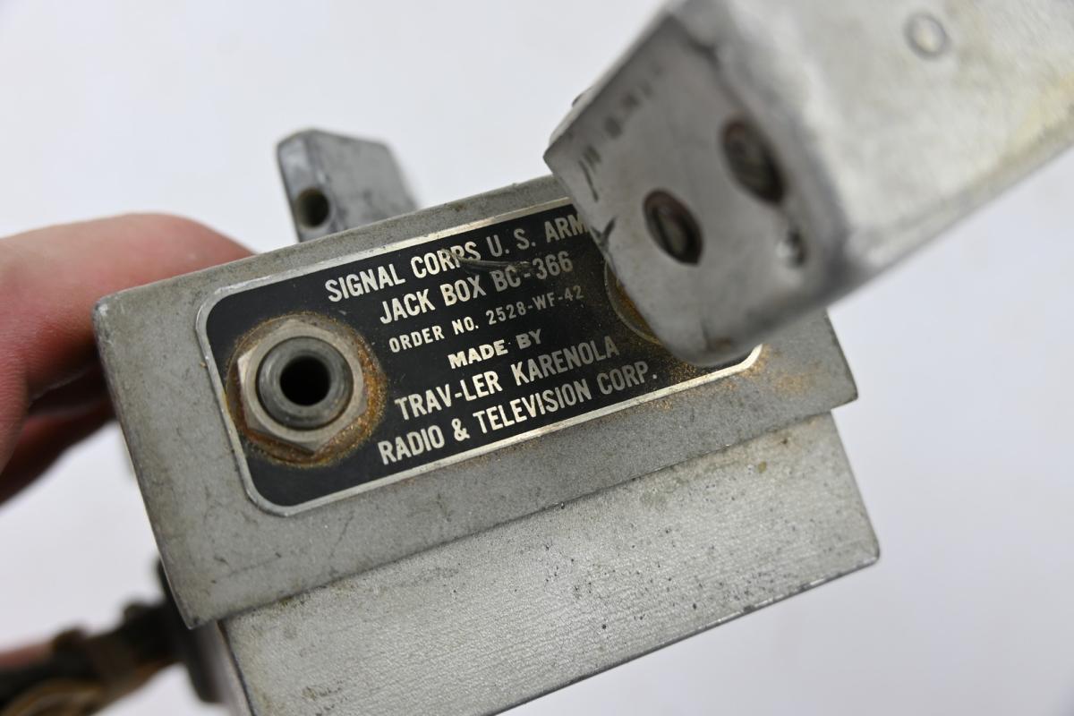 USAAF WW2 Signal Corps Jackbox BC-366