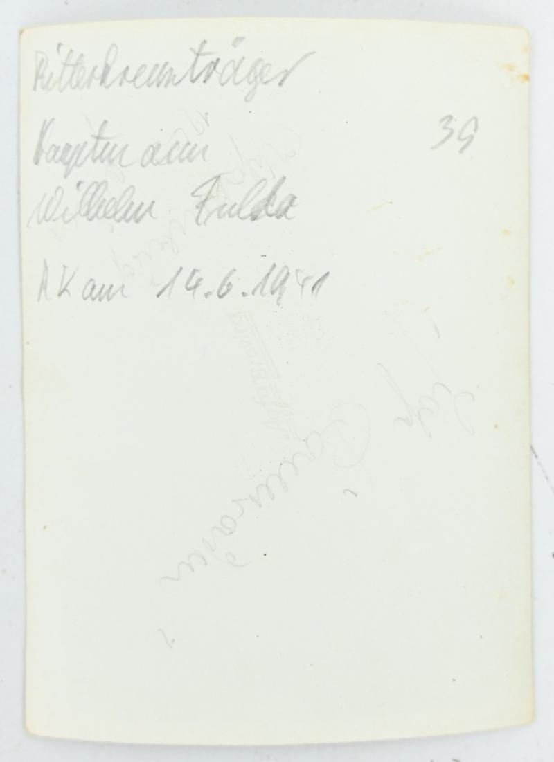 German LW Picture set of Hauptmann Wilhelm Fulda