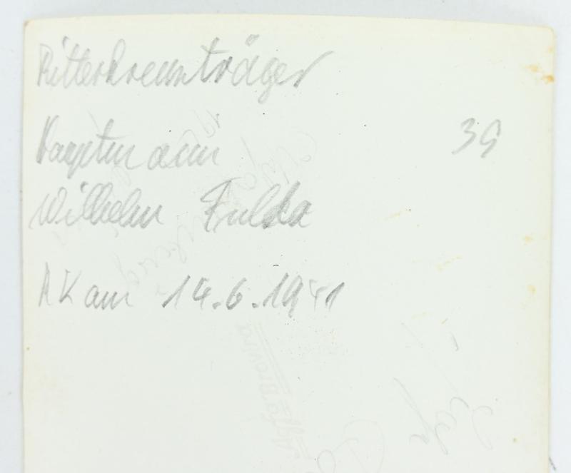 German LW Picture set of Hauptmann Wilhelm Fulda