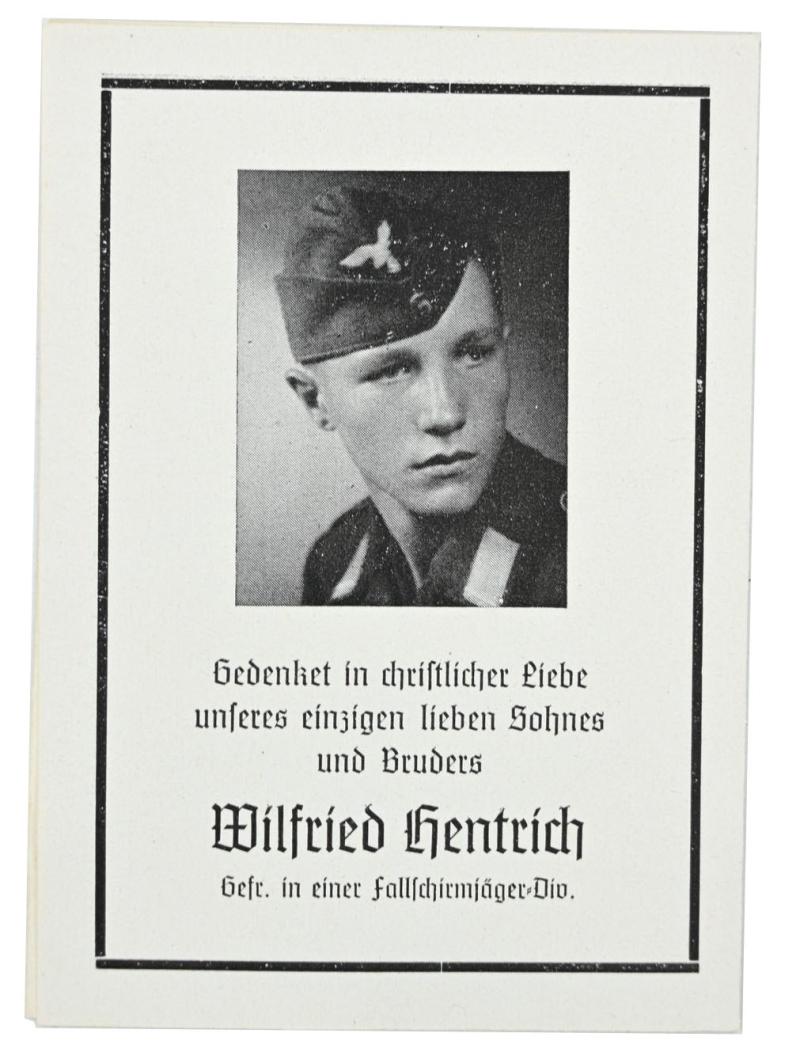 German FSJ Deathcard Holland
