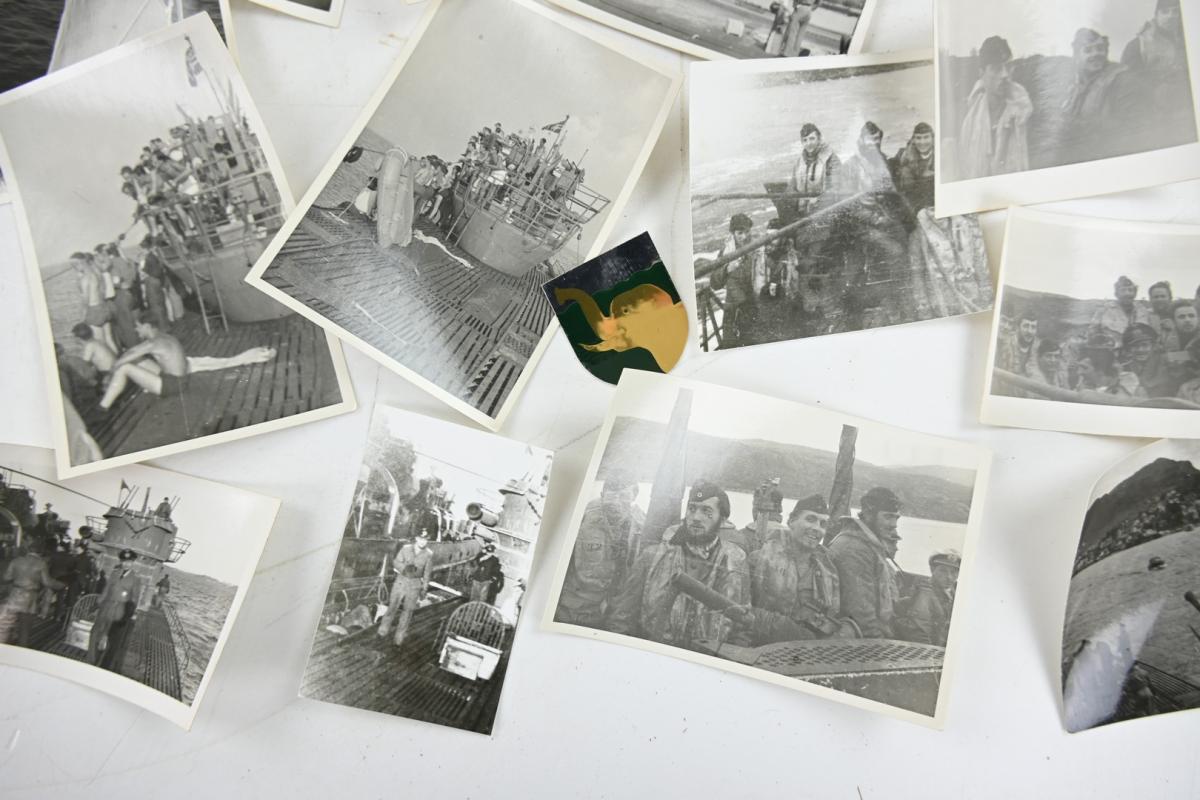 German KM U-Boat Picture set U-1227 Friedrich Altmeier