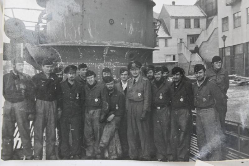 German KM U-Boat Picture set U-1227 Friedrich Altmeier