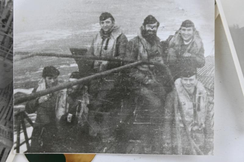 German KM U-Boat Picture set U-1227 Friedrich Altmeier