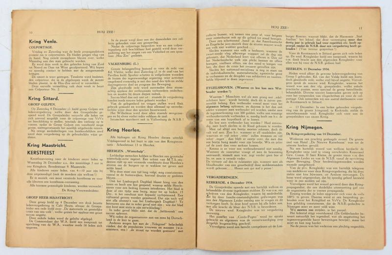 Dutch NSB Propaganda Booklet 1934