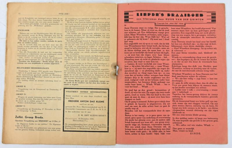 Dutch NSB Propaganda Booklet 1934