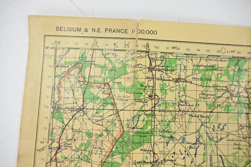 US WW2 Mapcard 'Maeseyck' Market Garden