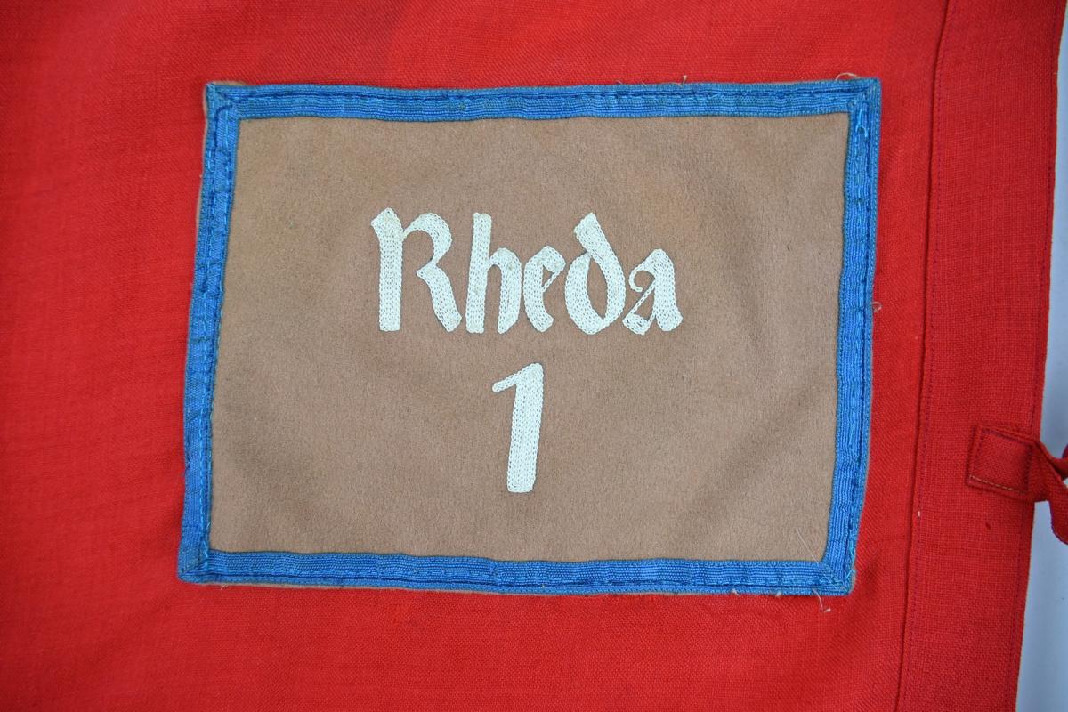 German Third Reich DAF Parade Flag complete with Pole and Poletop