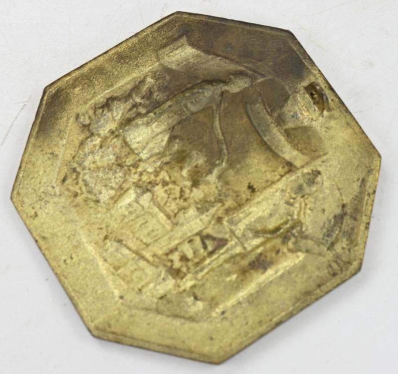 US WW2 101st Airborne Battle of the Bulge Brass NUTS Plaque Bastogne 1944