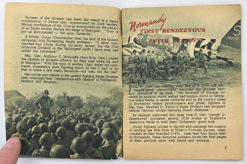 US WW2 101st Airborne Division Booklet