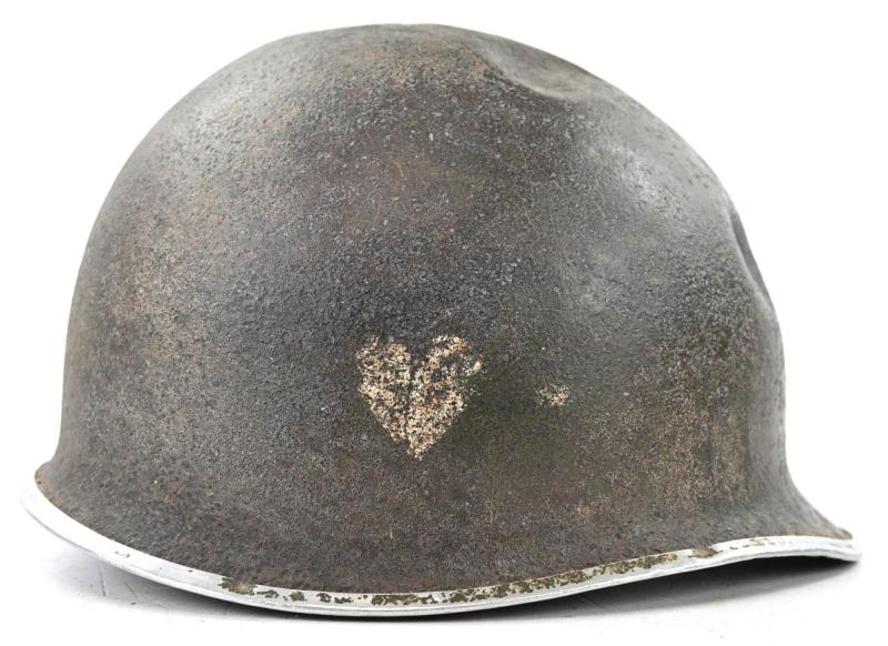 US WW2 101st Airborne Division 502nd PIR Combat Helmet 'Bastogne'