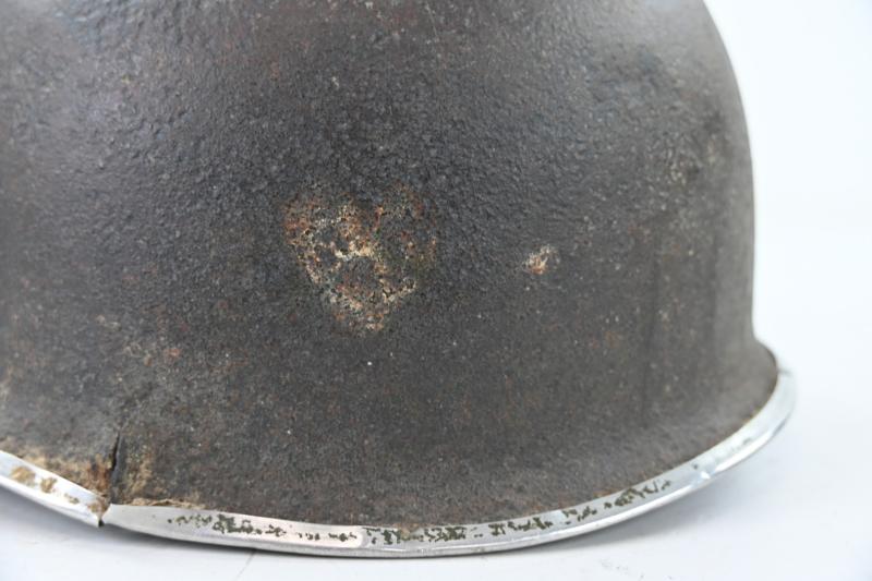 US WW2 101st Airborne Division 502nd PIR Combat Helmet 'Bastogne'