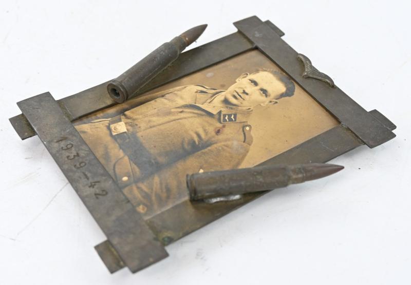 German LW Remembrance Picture with Frame