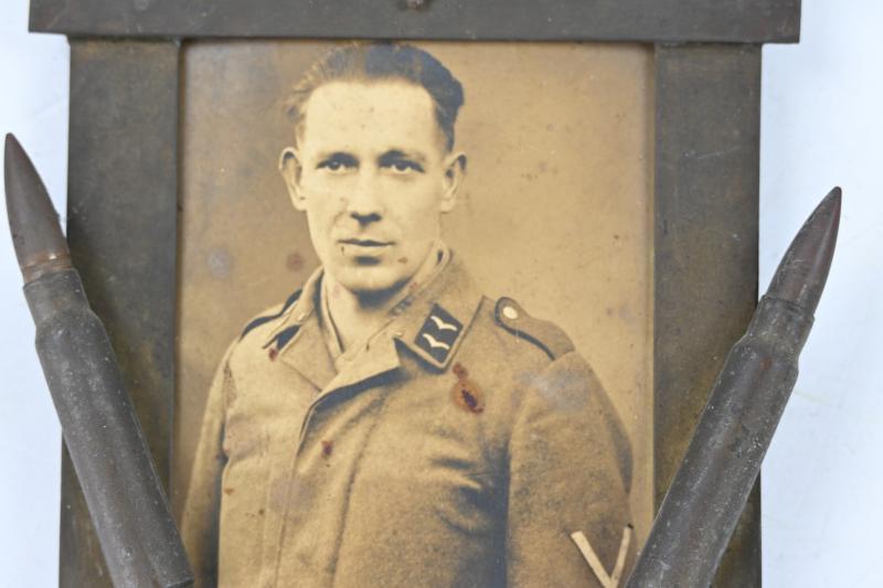 German LW Remembrance Picture with Frame
