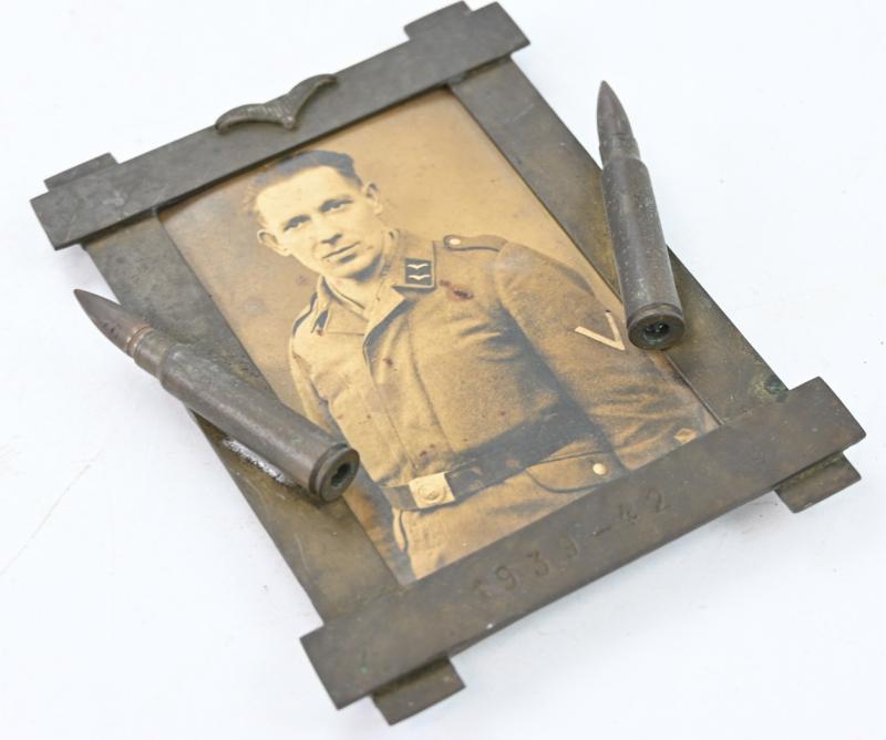 German LW Remembrance Picture with Frame