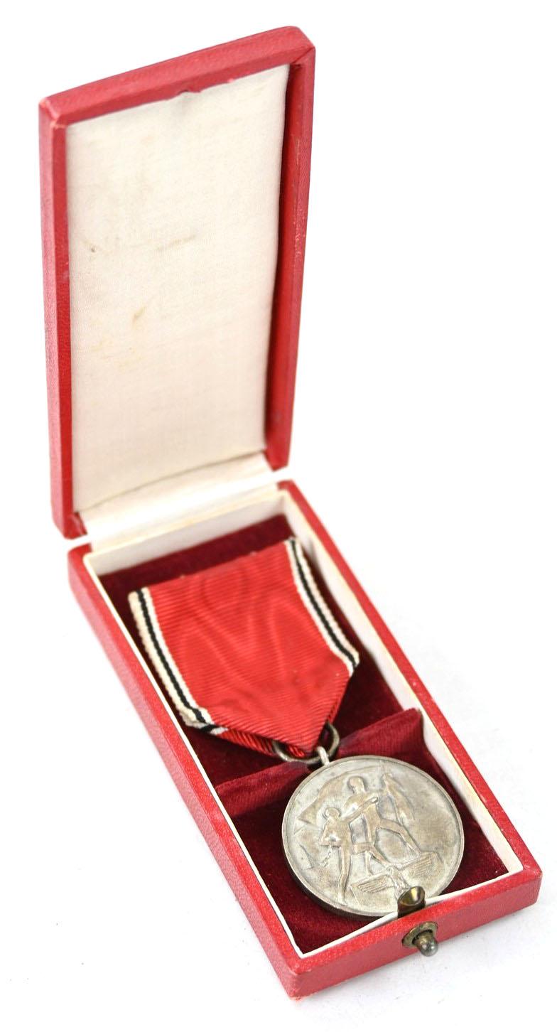 German Austrian Occupation Medal in Case