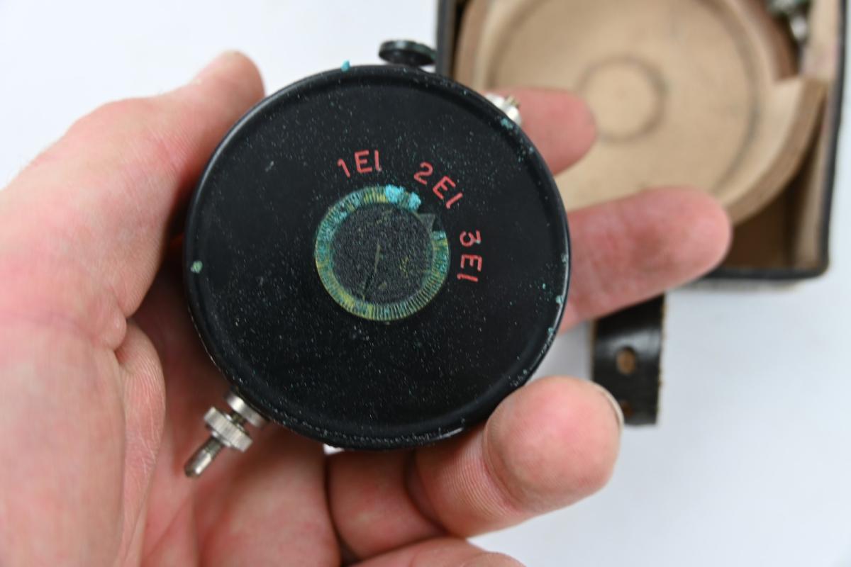 German WH Flashlight Battery Tester in Case