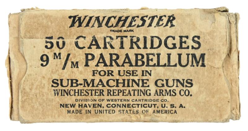 US WW2 Period Vintage Winchester Cartridges 9mm