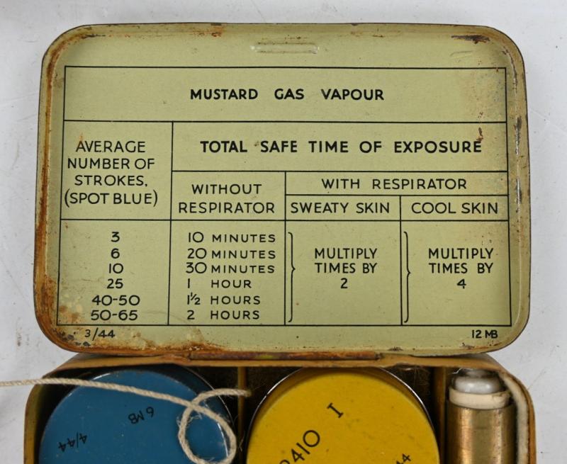 British WW2 Large Mustard Gas Detector MKII
