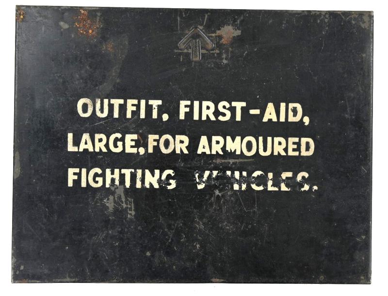 British WW2 Outfit First Aid Large, For Armoured Fighting Vehicles