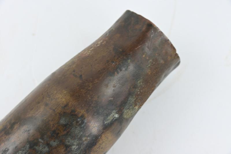 British WW2 Ordnance Quick-Firing 6-pounder 7 cwt Brass Artillery Canon Shell