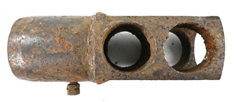 British WW2 Ordnance 25 Pounder Artillery Canon Muzzle Brake