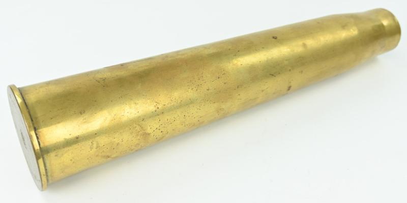 British WW2 Ordnance Quick-Firing 6-pounder 7 cwt Brass Shell 1943