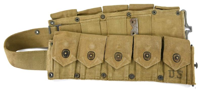 US WW2 M1 Garand Ammo Belt 1943