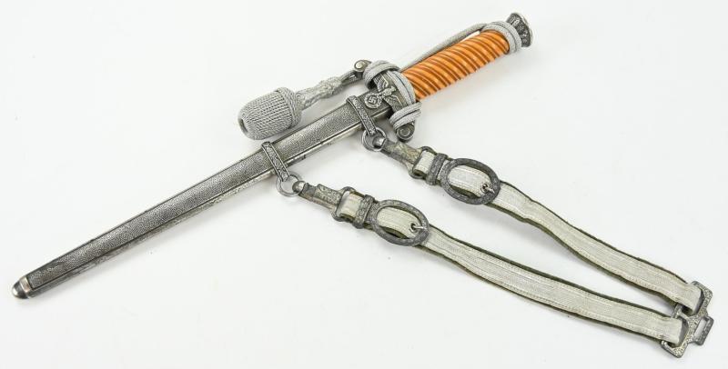 German WH Officer's Dagger with Hanger 'SMF Solingen'