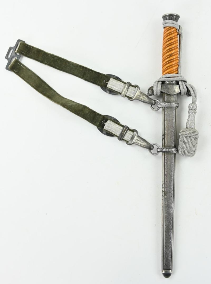 German WH Officer's Dagger with Hanger 'SMF Solingen'