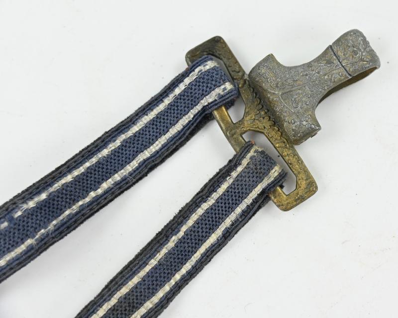 German LW Dagger and Hanger Gold plated