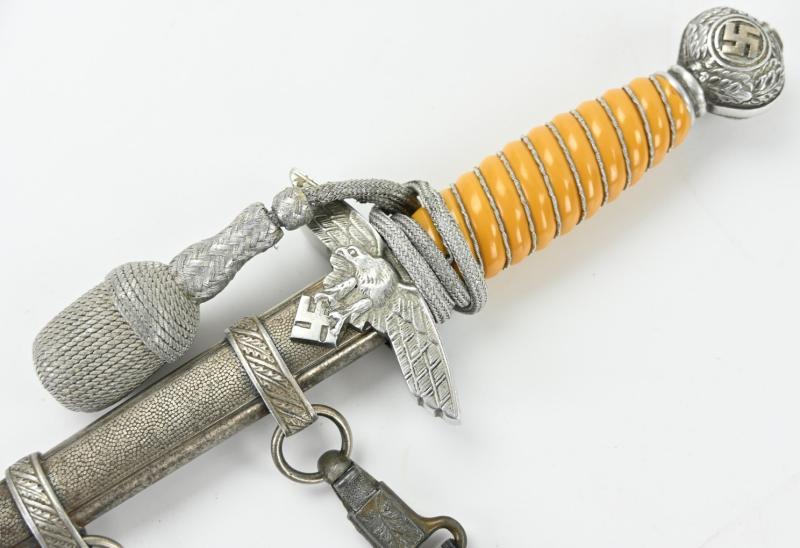 German LW Dagger and Hanger Gold plated
