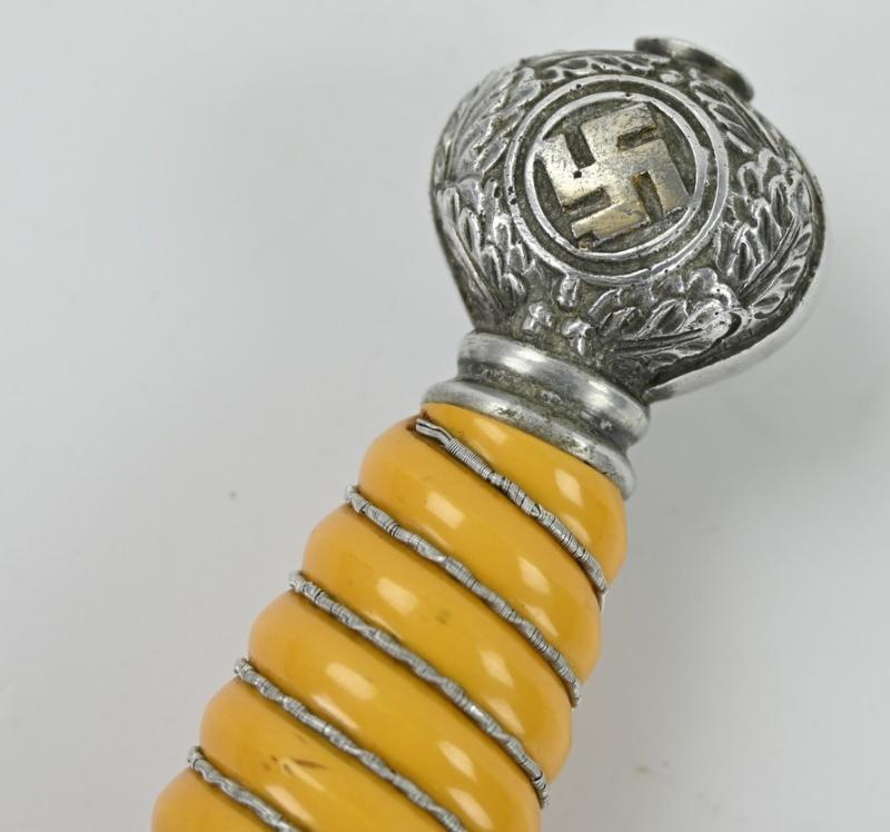 German LW Dagger and Hanger Gold plated