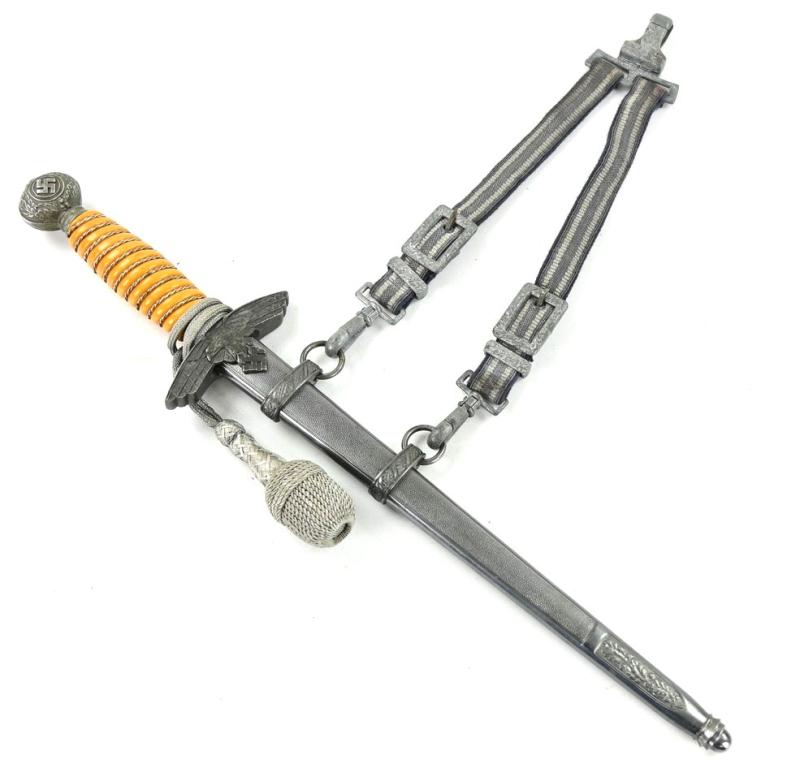 German LW Officer Dagger with Hanger 'Gustav Spitzer'