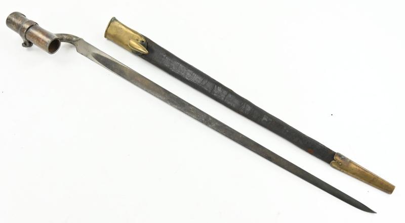 British 1876 Martini Henry Bayonet With Scabbard