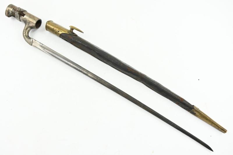 British 1876 Martini Henry Bayonet With Scabbard