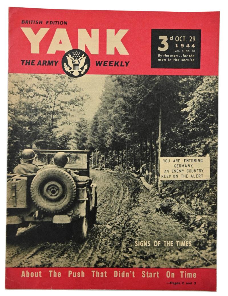 British Edition of the Yank Magazine October 29th 1944