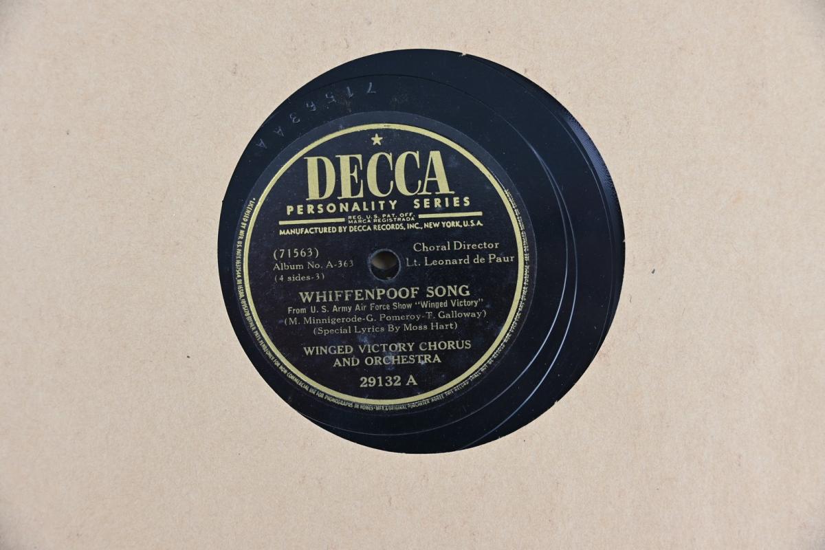 USAAF WW2 Music Record 'Winged Victory'