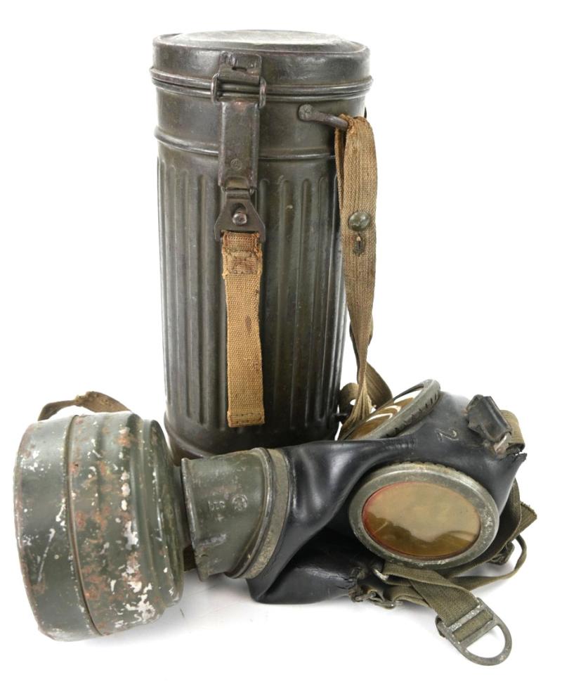 German WH M31 Gasmask & Cannister