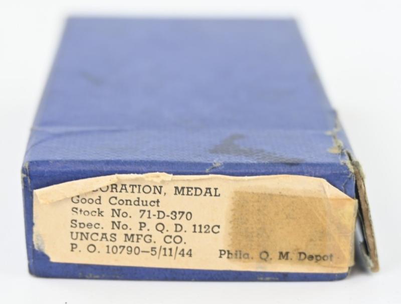 US WW2 Good Conduct Medal in Box 1944
