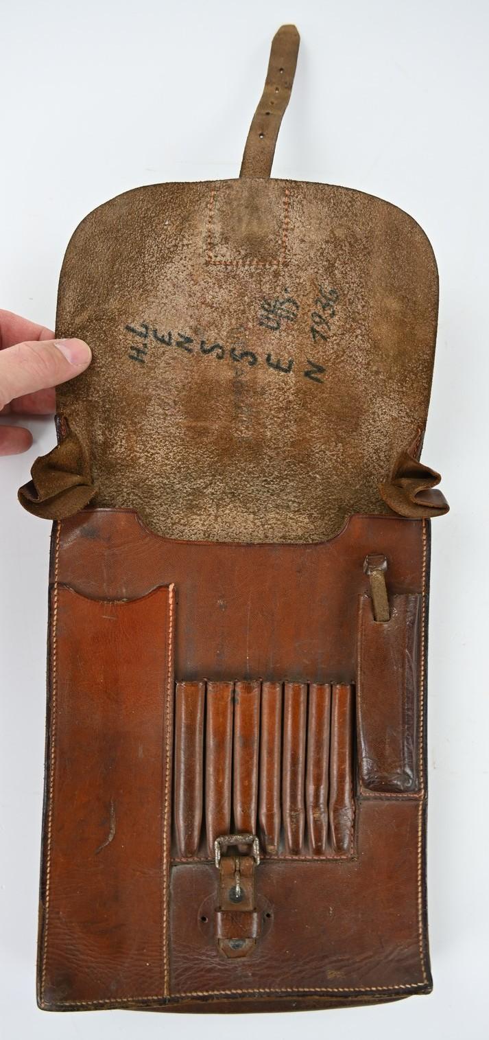 German WH/LW Officer's Mapcase 'Panzerabwehr-Abteilung 221'