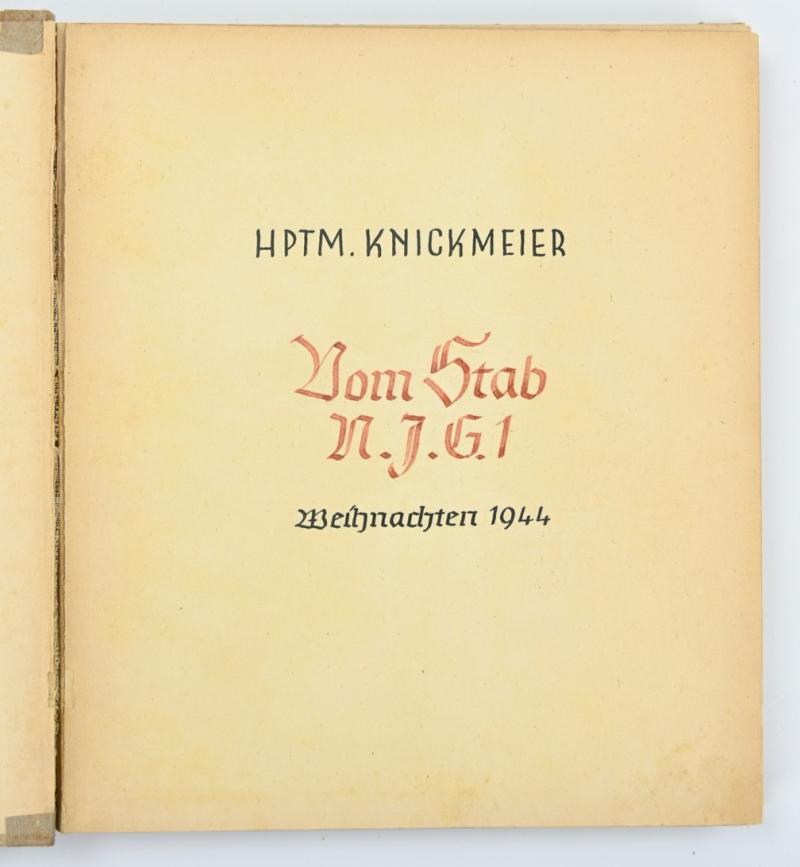 German LW Nachtjagdgeschwader 1 (NJG 1) Christmas presents